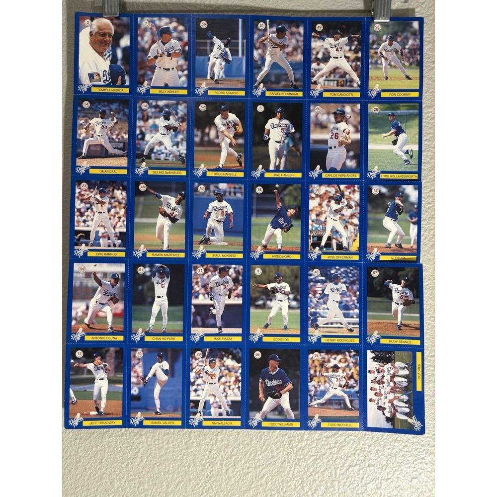 LAPD and Dodgers DARE trading cards